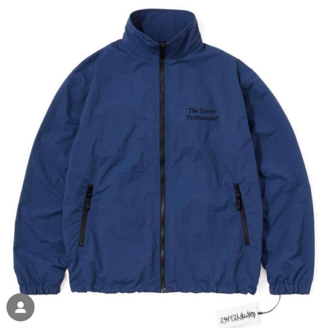 美品 Ennoy スタイリスト私物 ナイロンセットアップ ネイビー エンノイ