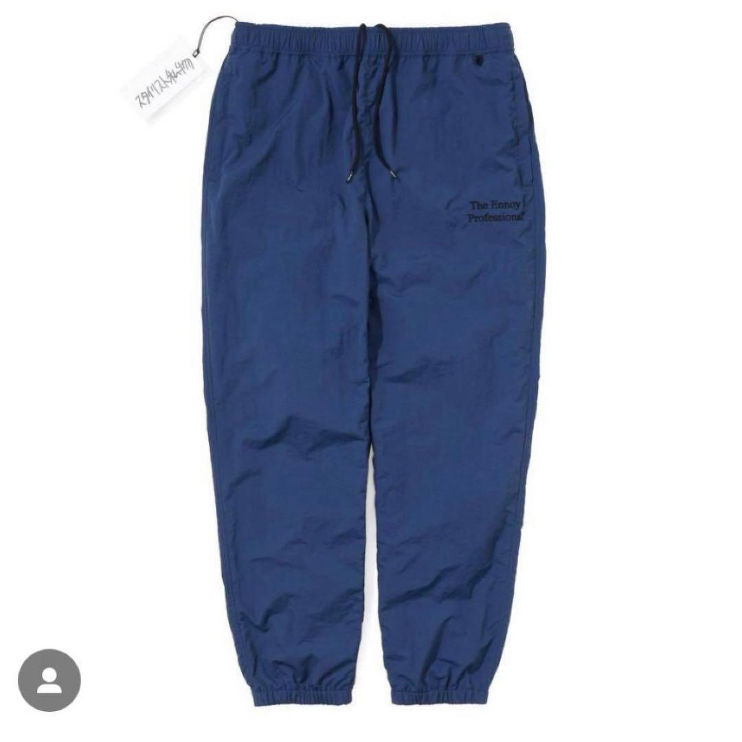 美品 Ennoy スタイリスト私物 ナイロンセットアップ ネイビー エンノイ