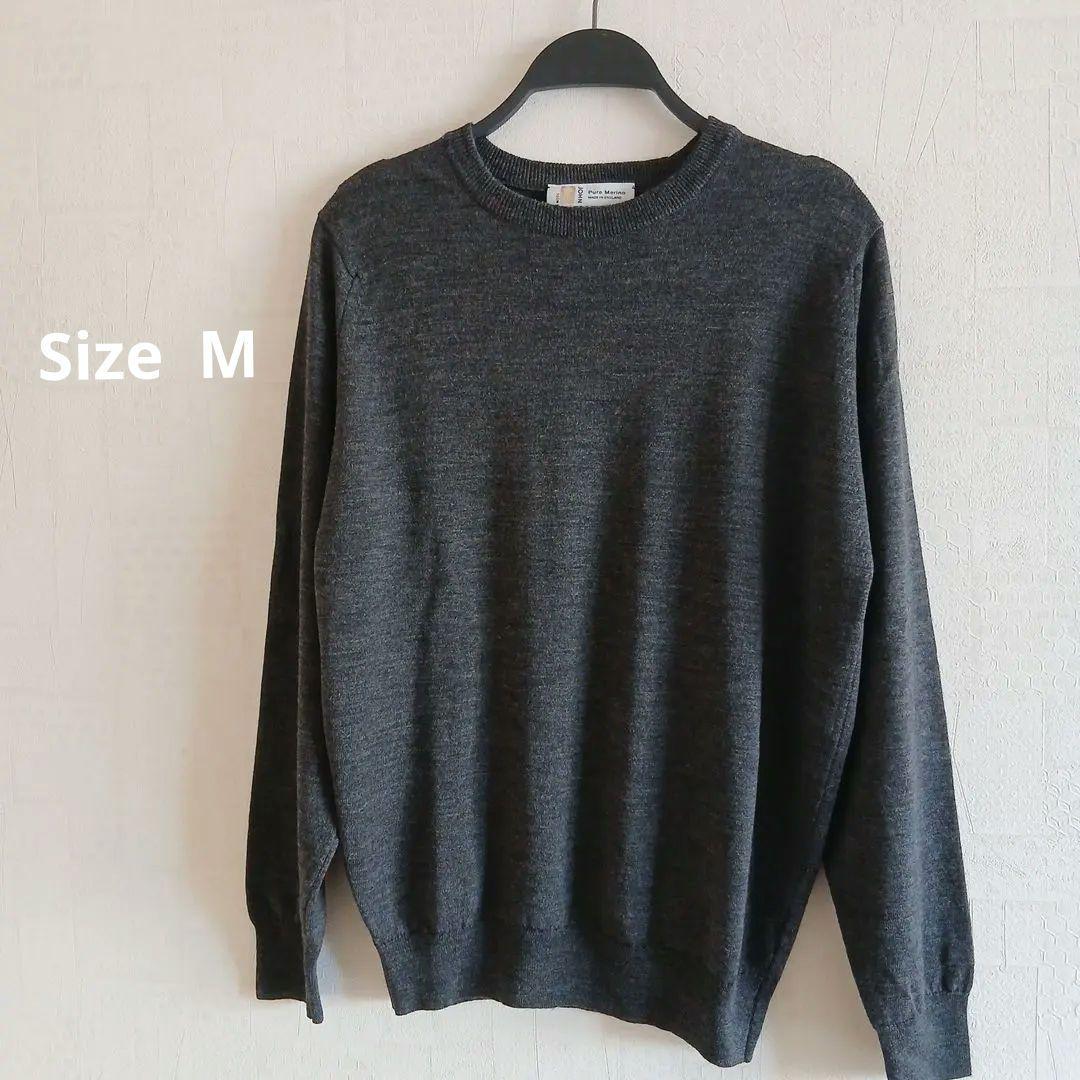 ダークグレー クルーネックセーター green label relaxing（グリーンレーベルリラクシング） セーター