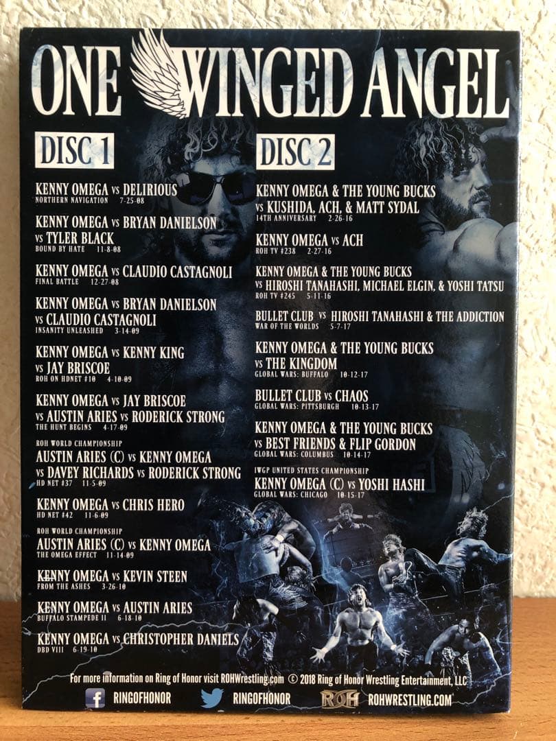 【送料込】DVD ケニー・オメガ One Winged Angel （2枚組）