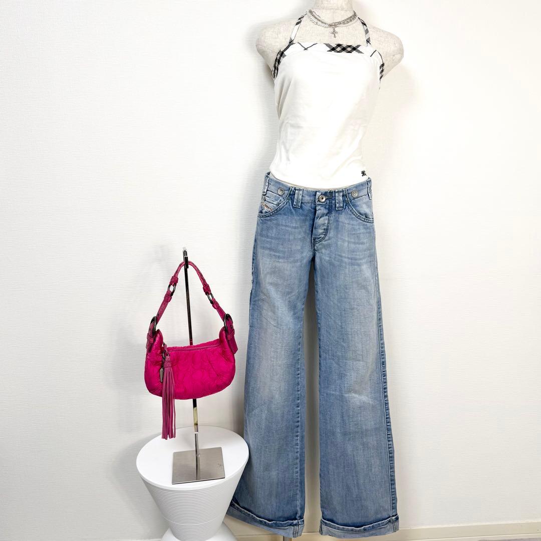 y2k❤️ BURBERRY BLUE LABEL ホルターネックトップス