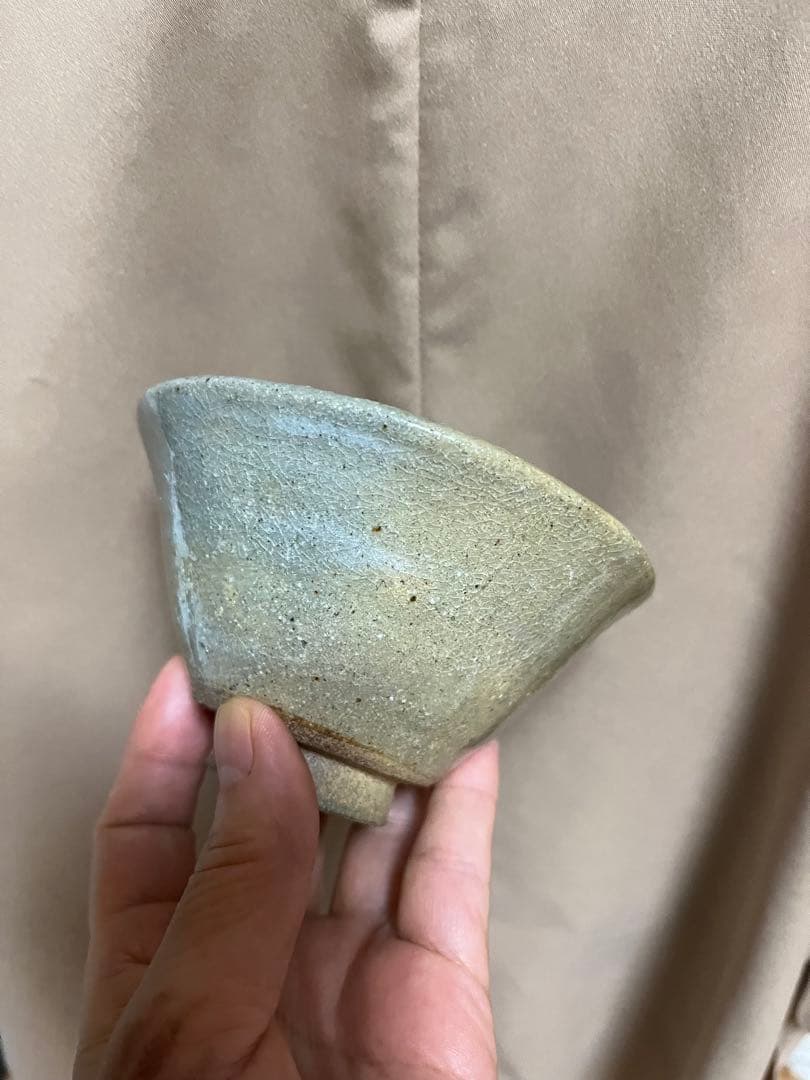 茶道具　ミニ抹茶碗　抹茶碗　陶印有　益子焼他4個セット茶　10〜10.5cm