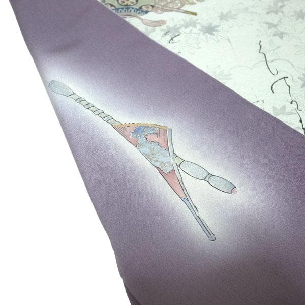 訪問着 着物 袷 樽本伊勢蔵 摺り友禅 手描き 裄65 M 新古品 sn1793