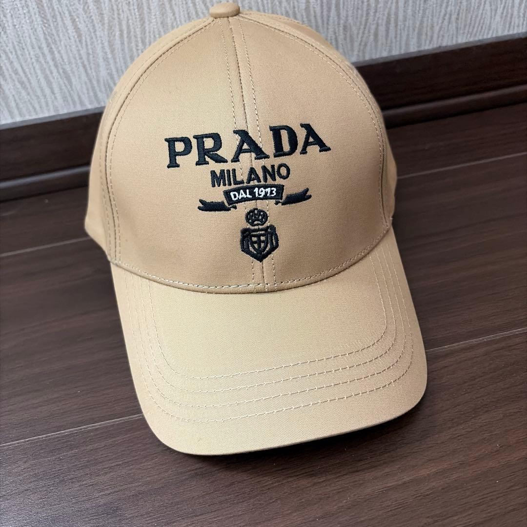 最終値下げ ベースボールキャップ ベージュ - メルカリ