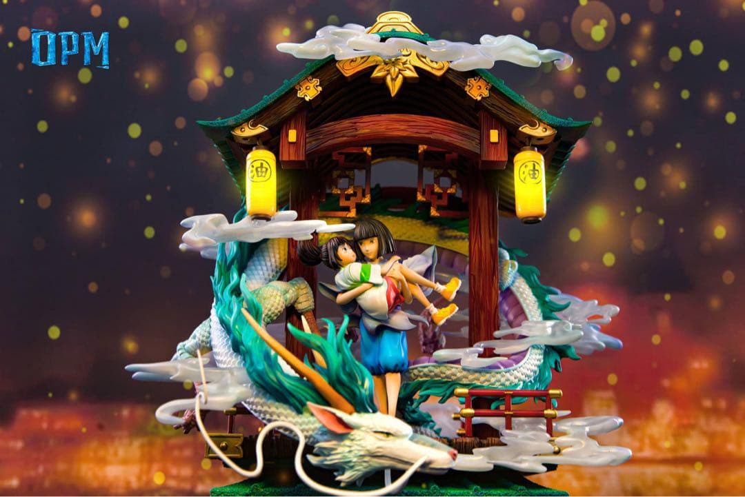 荻野・千尋 & ハク 千と千尋の神隠し フィギュア ガレージキット