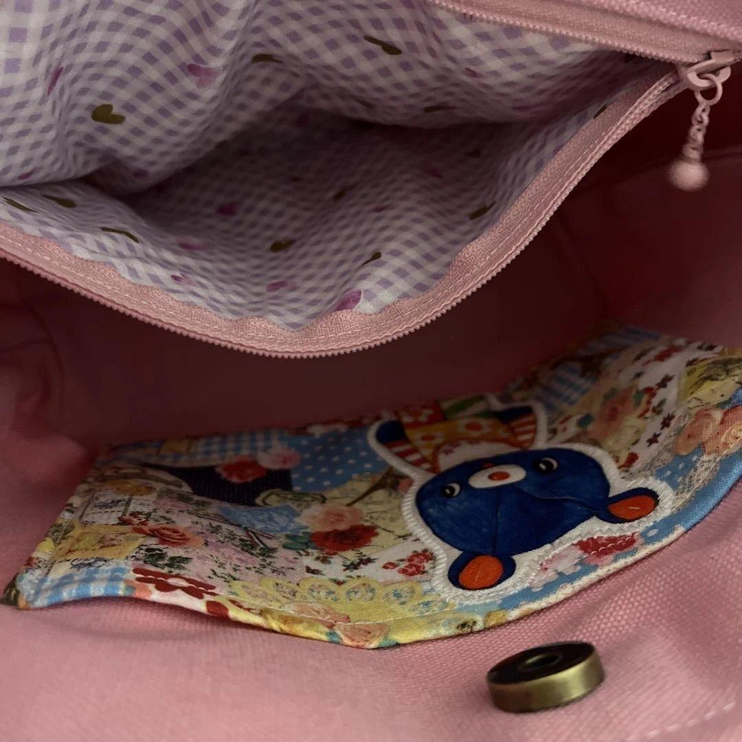 ルミちゃん キルト生地トートバッグ ハンドメイド コヤンイサムチョン