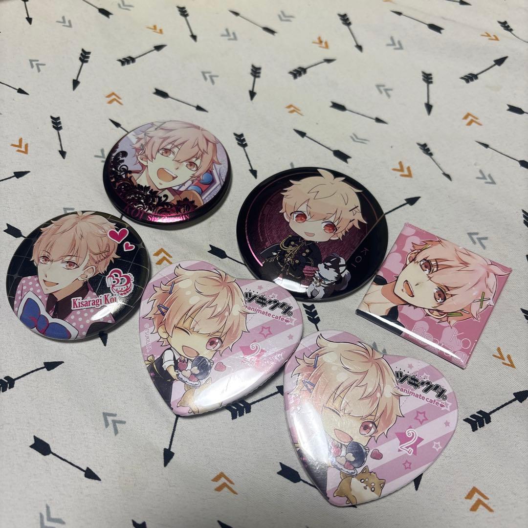 ツキウタ。如月恋缶バッジ6つセット - メルカリ