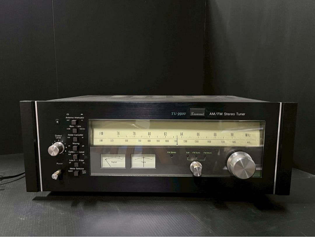 通電確認済】 Sansui TU-9900 AM/FM ステレオチューナー - メルカリ