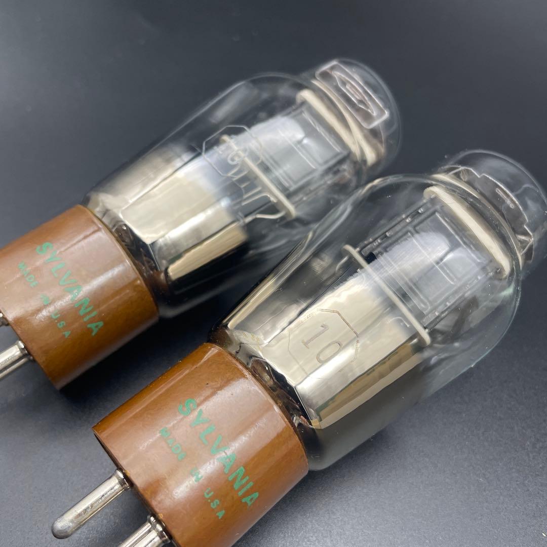 VT25 Sylvania ワンペアセット 真空管 （93） Yahoo!オークション - SYLVANIAの真空管 VT－25 の動作品 2本