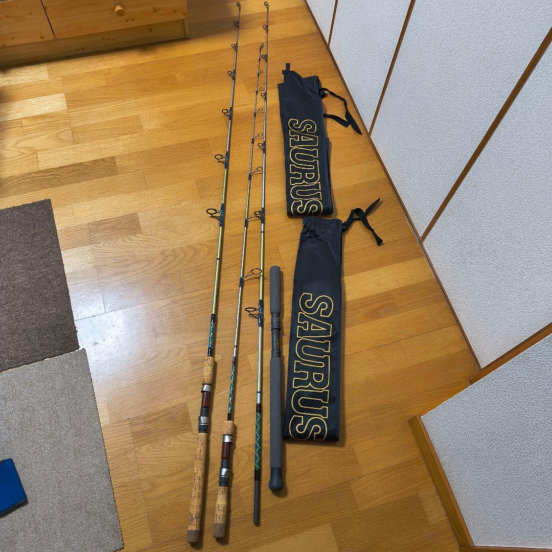 中古　ザウルス　ソルトウオータースポーツマンデッキスティック3本まとめ　シイラ 楽天市場】##【中古】SAURUS ザウルス ソルトウォーター スポーツマン