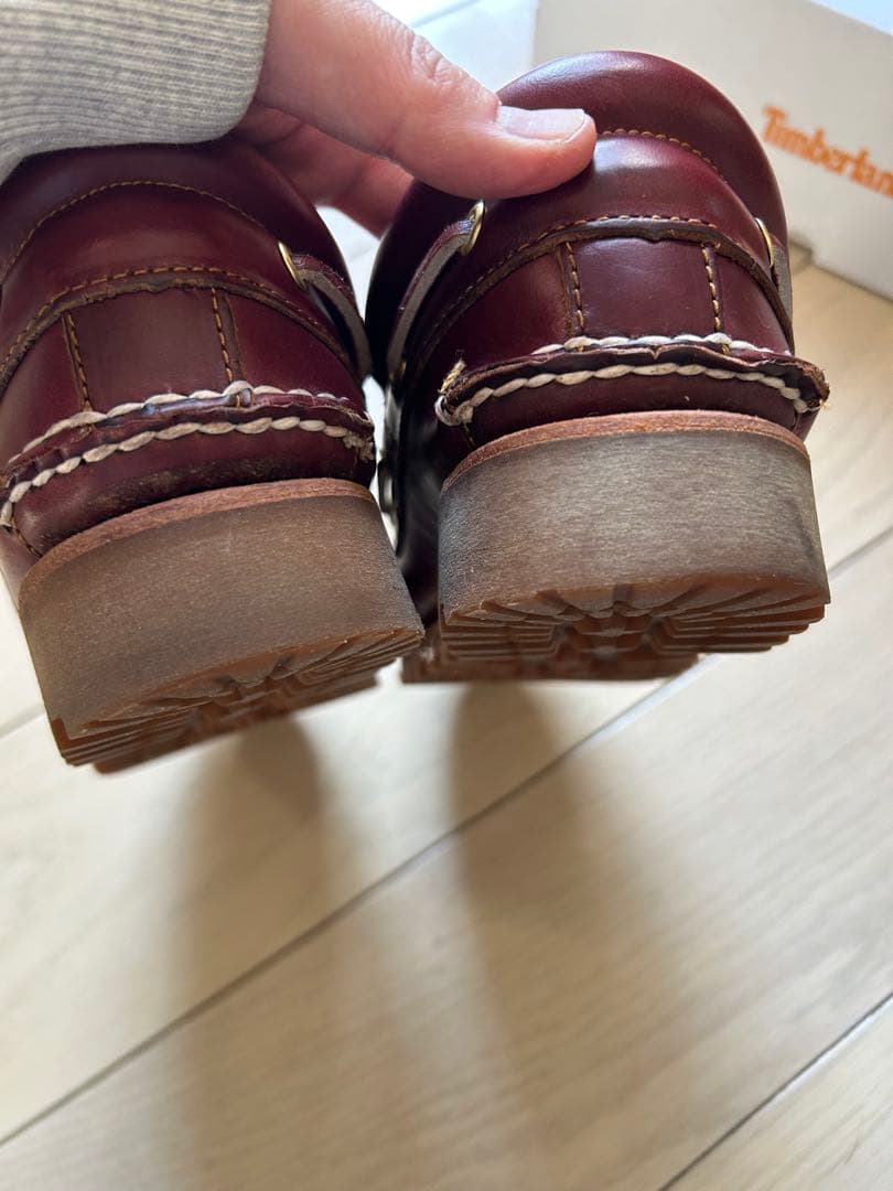 Timberland バーガンディ 3eye 25.5cm 箱無し