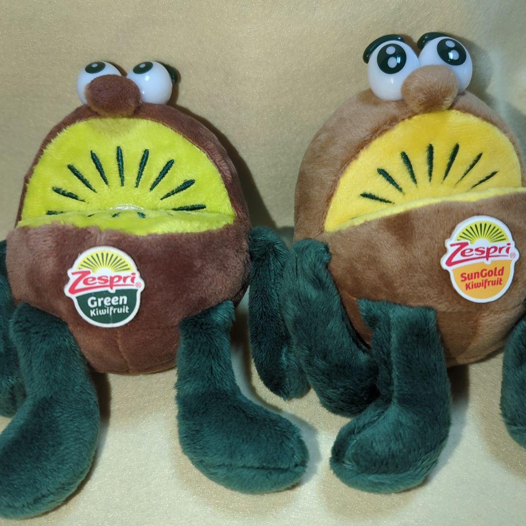 再値下げ Zespri キウイブラザーズ ぬいぐるみセット グリーン