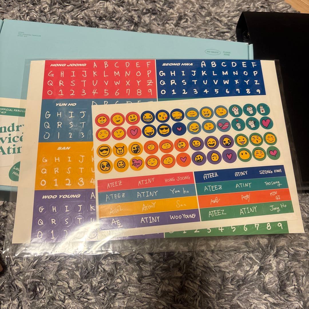 ATEEZ ペンライト、本国ファンクラブ3期キット、日本ファンクラブ