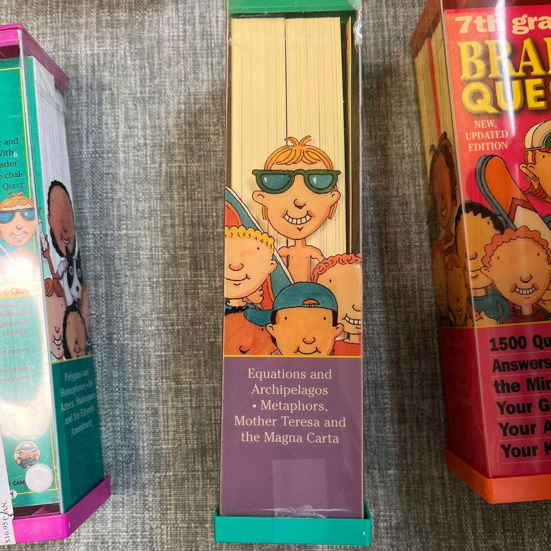 英語教材Brain Quest クイズカード英語7歳から13歳全て英語 難問