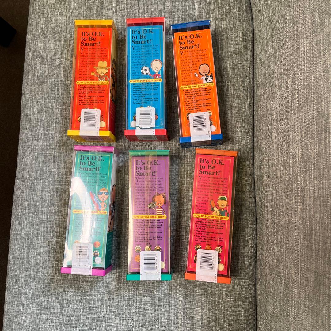 英語教材Brain Quest クイズカード英語7歳から13歳全て英語 難問