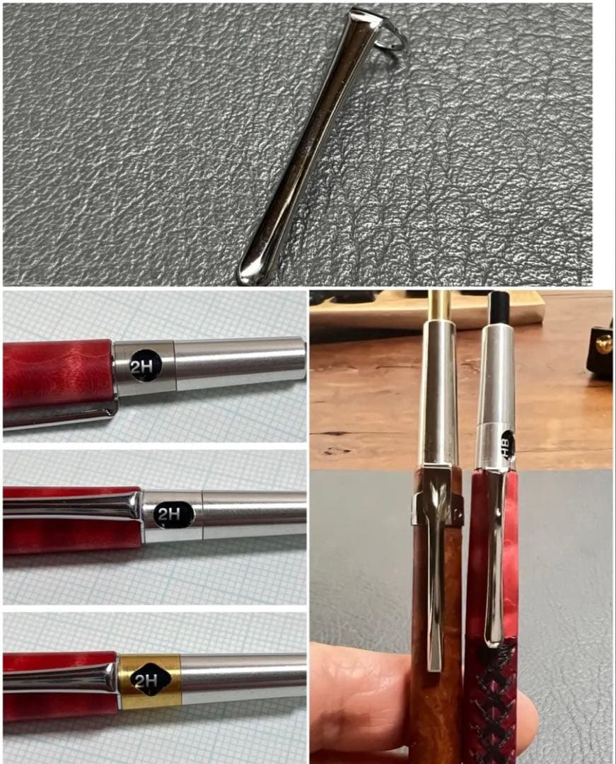 ちどり様専用130パオローズ PG-5用カスタム木軸 低重心Rタイプ 真鍮