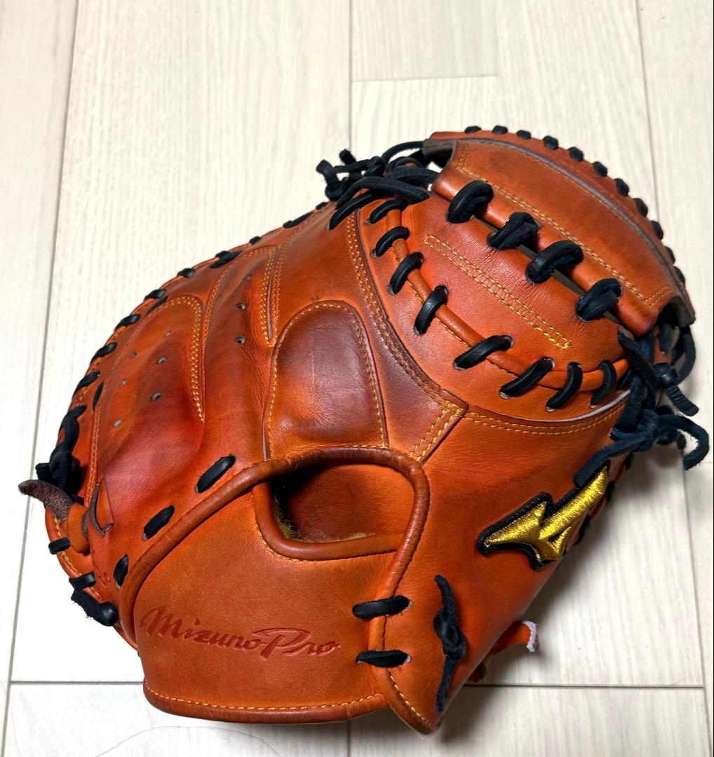 ミズノプロ硬式キャッチャーミット號シリーズS-S型 野球 ミズノ 限定 ミズノプロ 硬式ミット ミット 號SAKEBI さけび