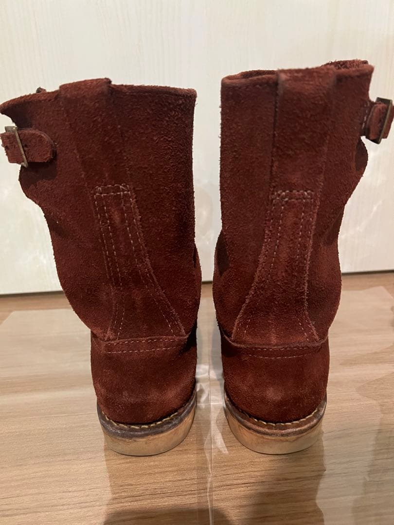 ウエスコ BOSS バーガンディ ラフアウト 8E - メルカリ