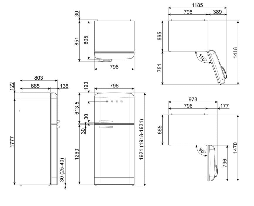 SMEG（スメッグ）社製冷凍冷蔵庫 クリーム 100V FAB50P 右開き - メルカリ