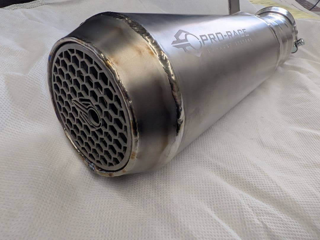 PRO-RACE S1000RR R 21-23 スリップオン マフラー チタン BMW S1000RR 19-23年 PRO-RACE GP-MP1 チタンエキゾースト : 輸入