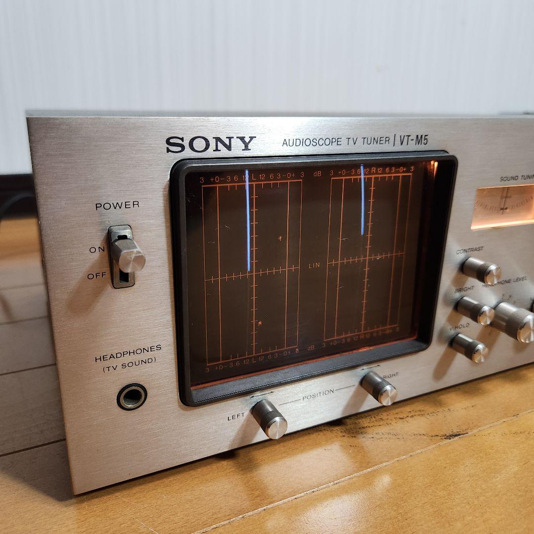 激レア☆通電確認済み】ソニー オーディオスコープ TVチューナー VT-M5