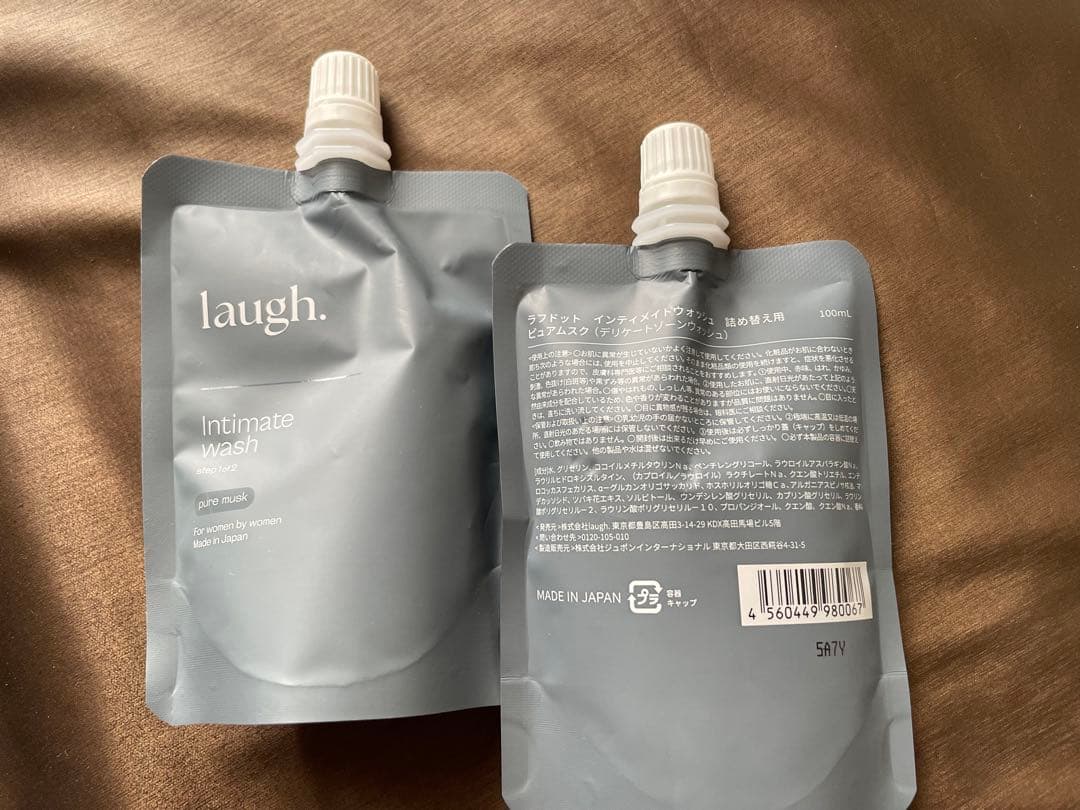 laugh. Intimate wash 100ml 2個セット（ピュアムスク） - メルカリ