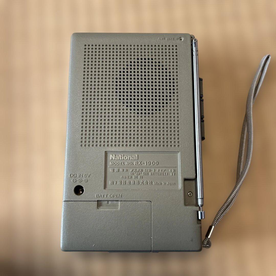 National RX-1900 カセットプレーヤー FM/AMラジオ - メルカリ