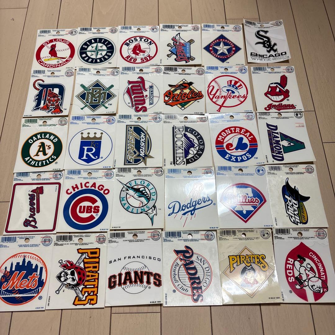 メジャーリーグ チームロゴステッカー - メルカリ