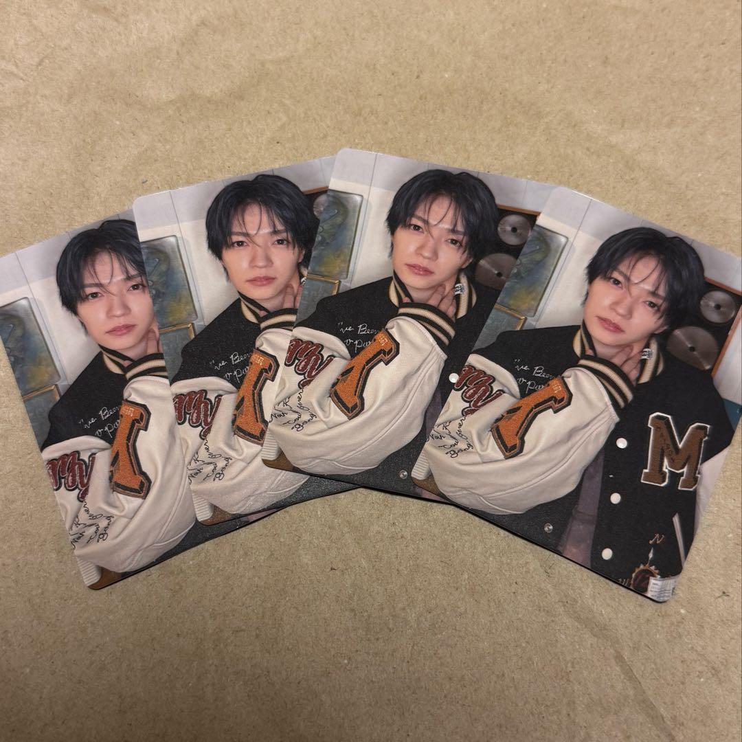 なにわ男子 HARD WORK通常盤 特典 トレカ 西畑大吾 4枚セット - メルカリ