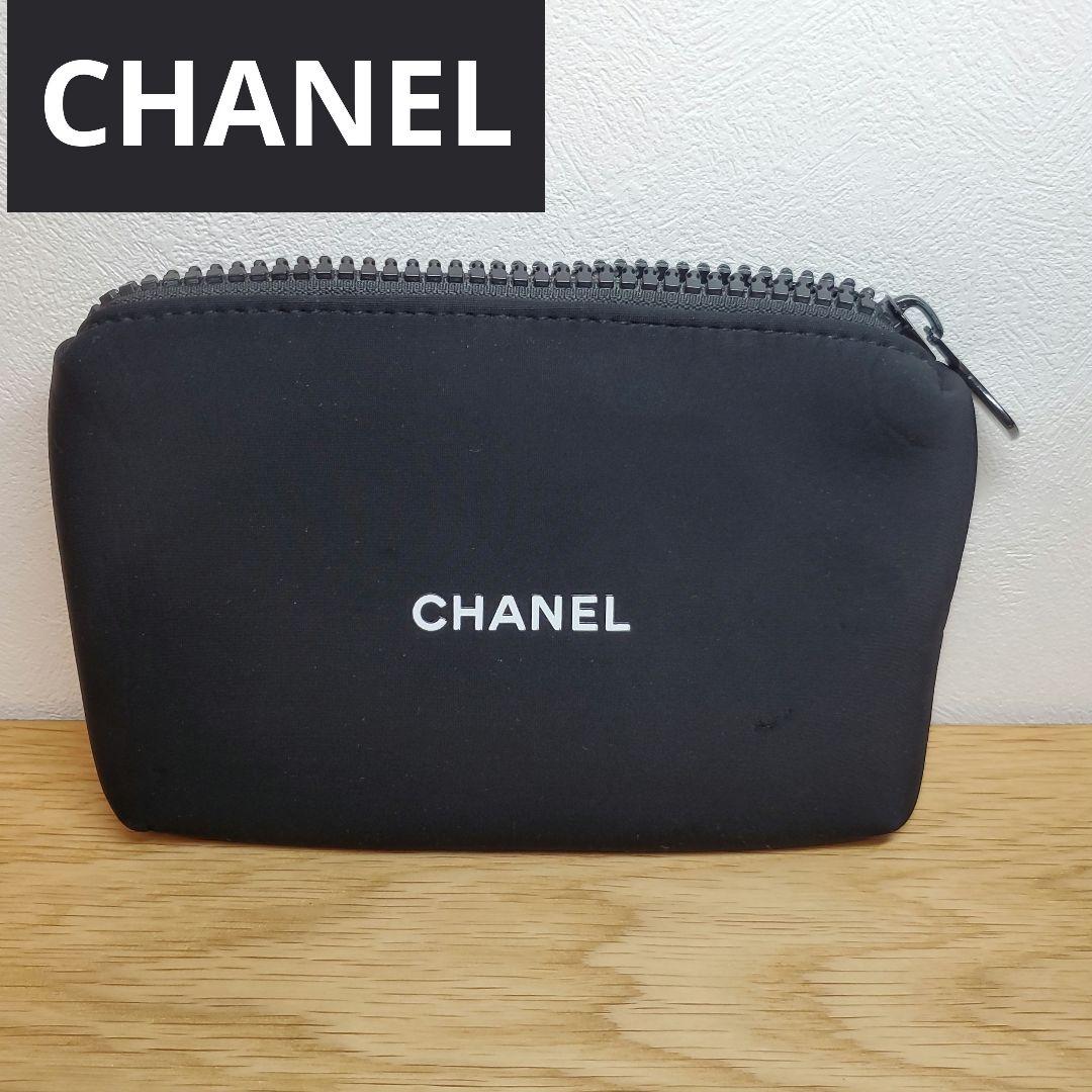 シャネル ノベルティブラック 化粧ポーチ CHANEL 黒 非売品 - メルカリ