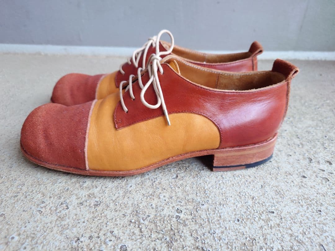 【神戸製ハンドメイド】オールレザー 革靴 26.5cm｜一点物・国産