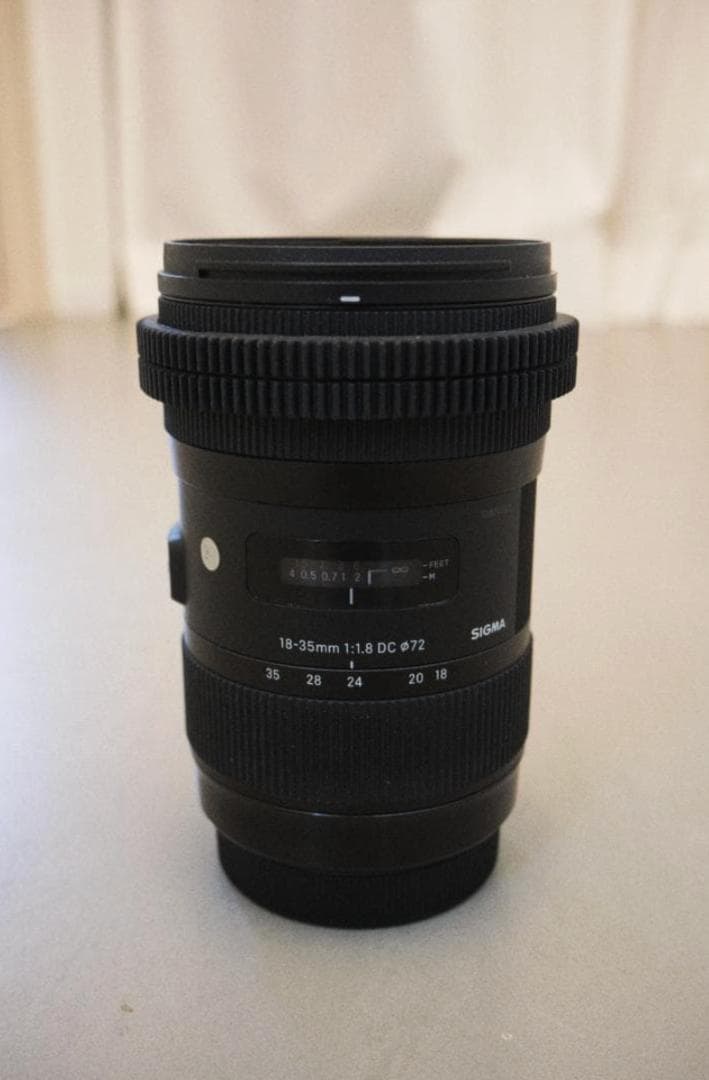 SIGMA ART 18-35mm F1.8 EFマウント フォーカスギア付き - メルカリ