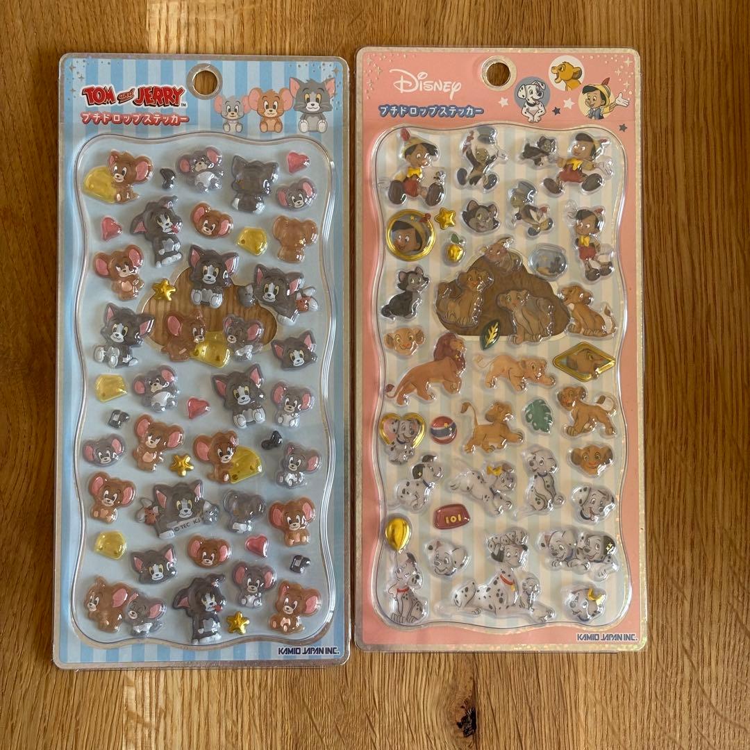 正規品】プチドロップステッカー トムとジェリー ディズニー - メルカリ