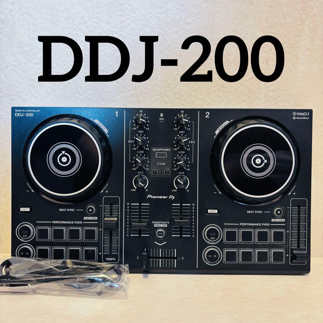 美品Pioneer DJ DDJ-200 DJコントローラー Bluetooth PioneerDJ DDJ-200が発売開始！スマートフォン＆Bluetoothでワイアレス
