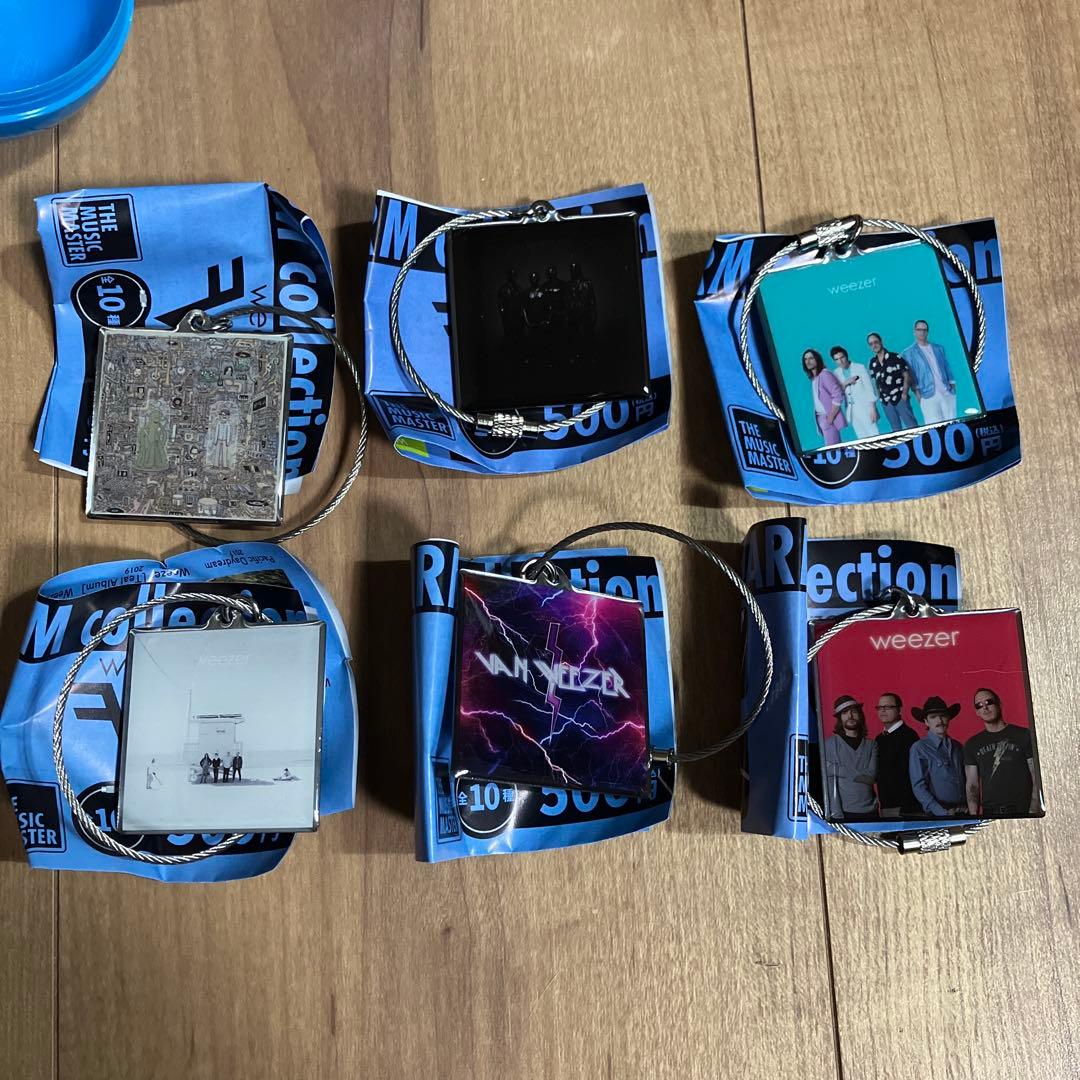 新品 Weezer ウィーザー メタルチャーム ガチャ 6個セット - メルカリ
