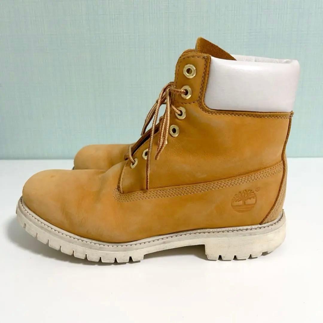 希少モデル✨ティンバーランド ホワイトソール イエロー ブーツ 27.5cm