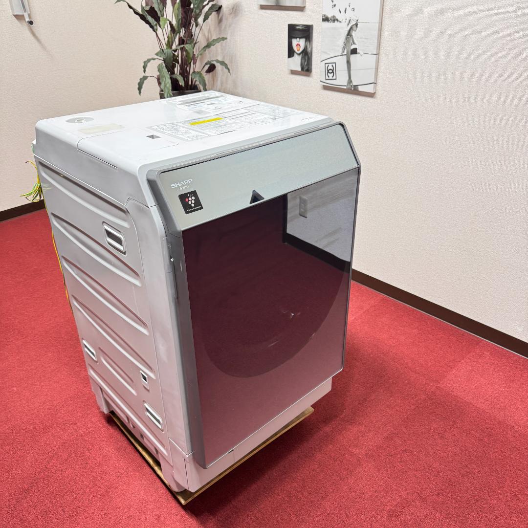 全国送料無料 超美品シャープミラーガラスドラム洗濯乾燥機型 11/6