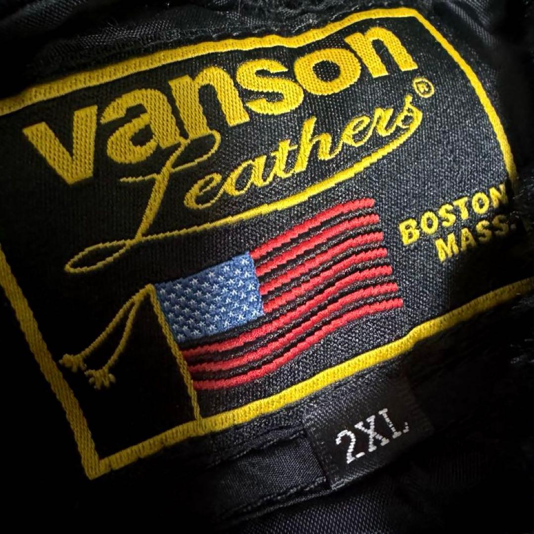 VANSON バンソン 冬用 極暖 つなぎ オールインワン 廃盤 デニム 2XL