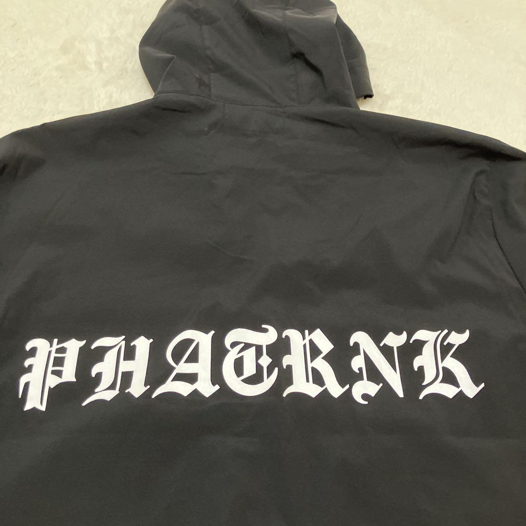 ⭐︎極美品人気デザイン⭐︎PHATRNK ナイロンジャケット ロゴ フード