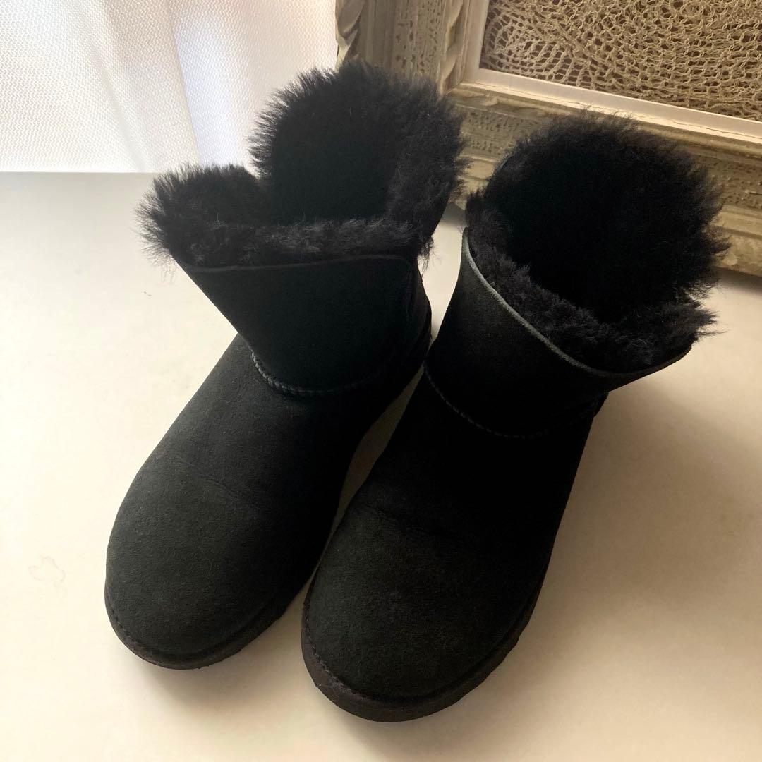 美品 UGG アグ＊クラシックカフ ミニ ムートンブーツ＊US7 24.0cm