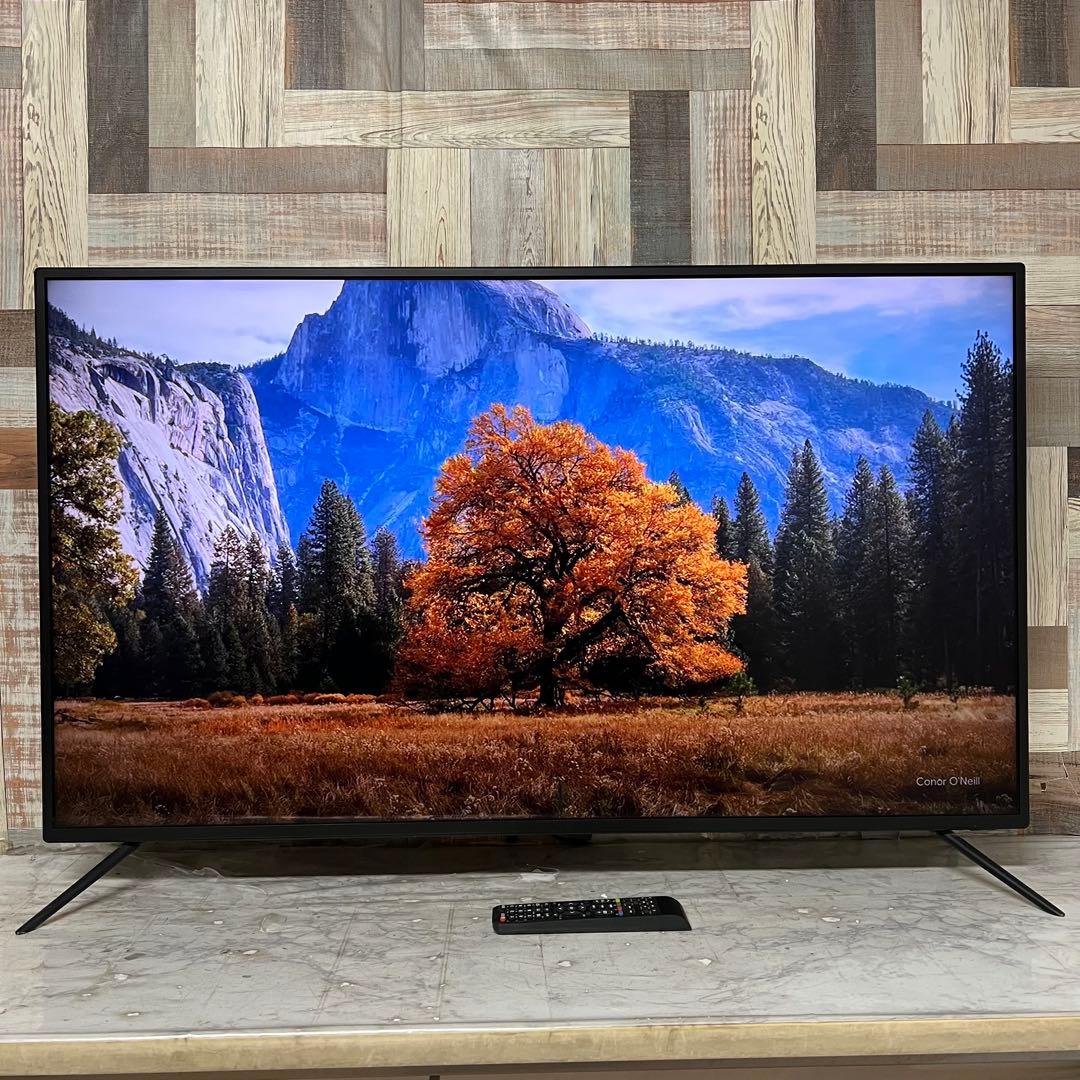 即日受渡❣️全国送料込ティーズネット50型液晶テレビ裏番組録画省エネ薄型