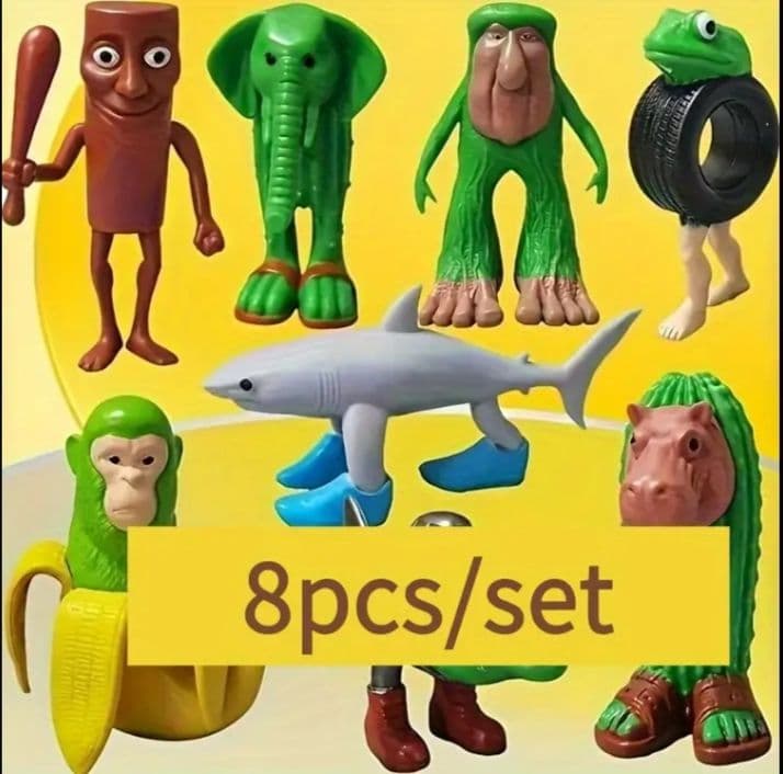 イタリアンブレインロット トゥントゥントゥンサフール フィギュア 8体