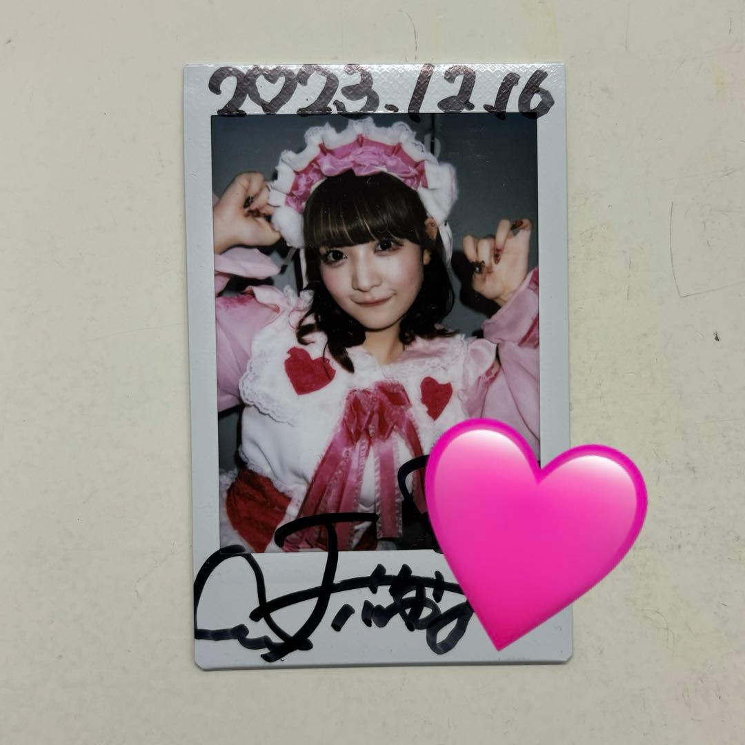 きゅるりんってしてみて チバゆな サイン入りチェキ - メルカリ