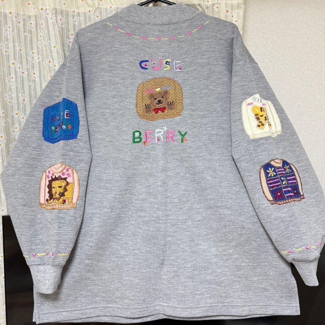 希少品】CUSE BERRY レトロ 古着 ワッペン 刺繍 テディベア