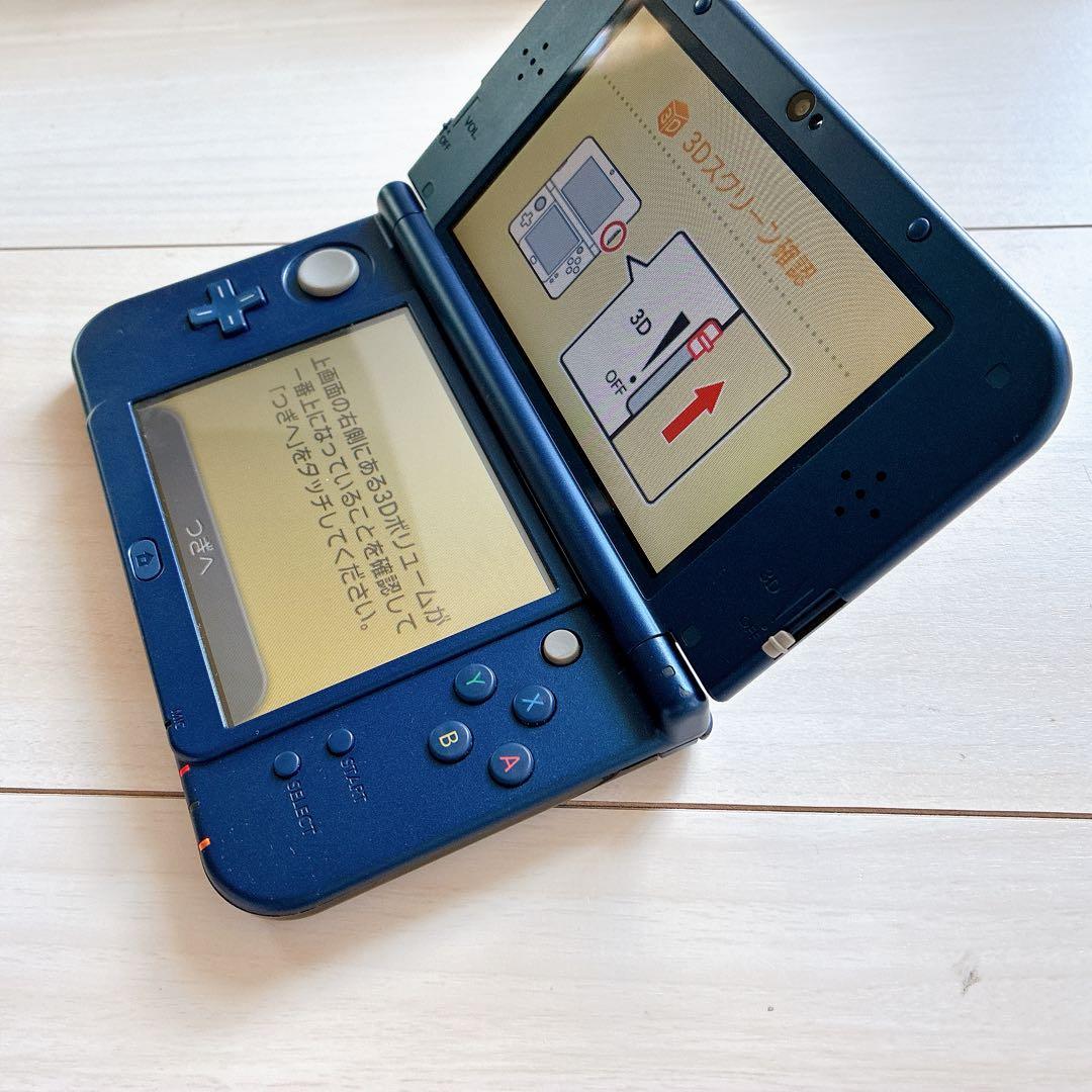 上下IPS画面 箱付 美品】New ニンテンドー3DS LL メタリックブルー