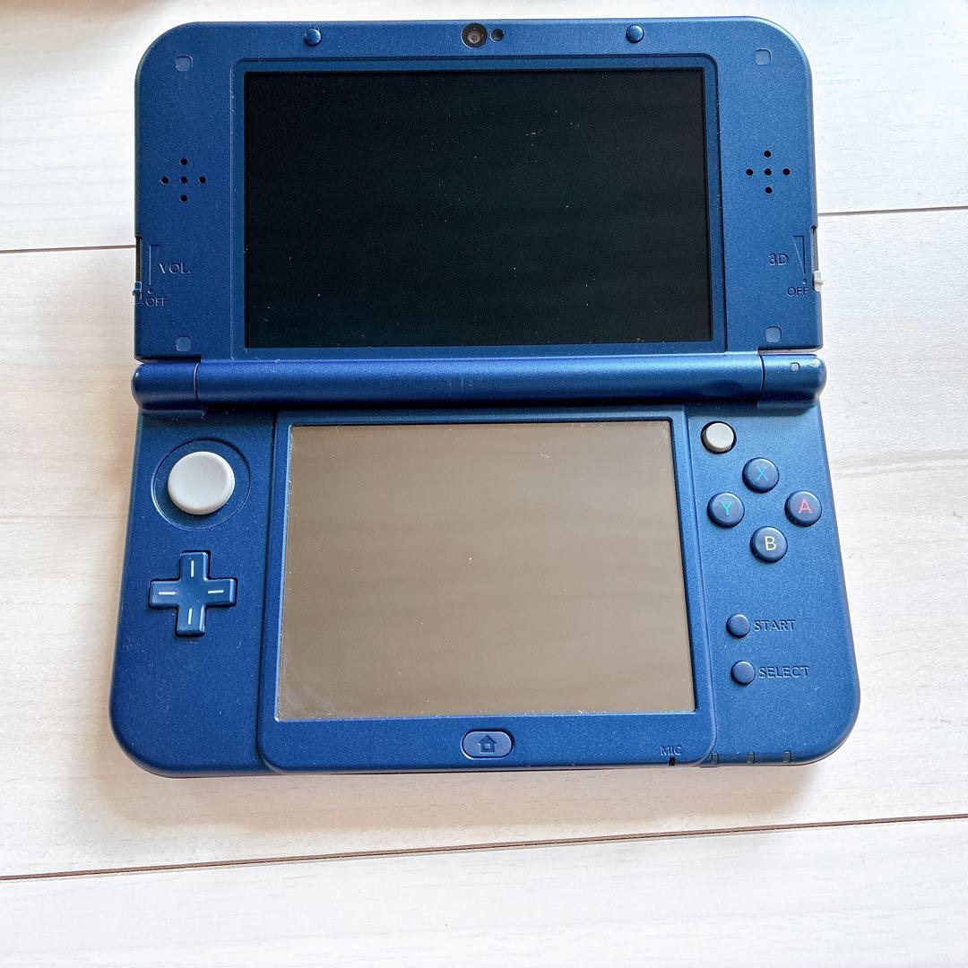上下IPS画面 箱付 美品】New ニンテンドー3DS LL メタリックブルー