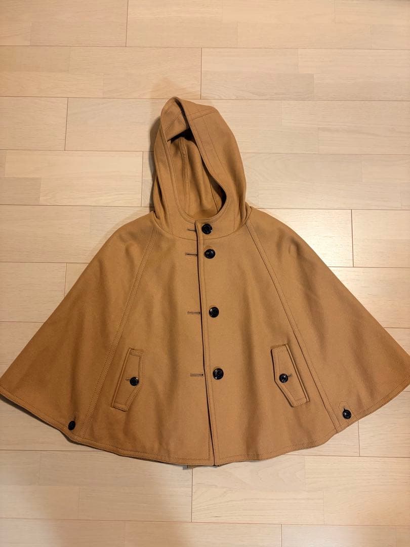 TOMORROWLAND カシミヤフードポンチョ TOMORROWLAND カシミヤフードポンチョ