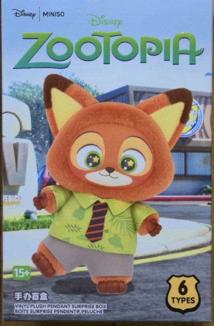 海外限定】MINISO ミニソー × ズートピア 警官ニック＆ジュディ セット