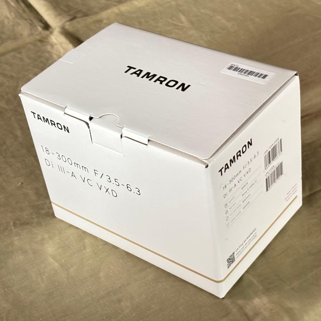 新品TAMRON 18-300mm F/3.5-6.3 B061ソニーE用レンズ