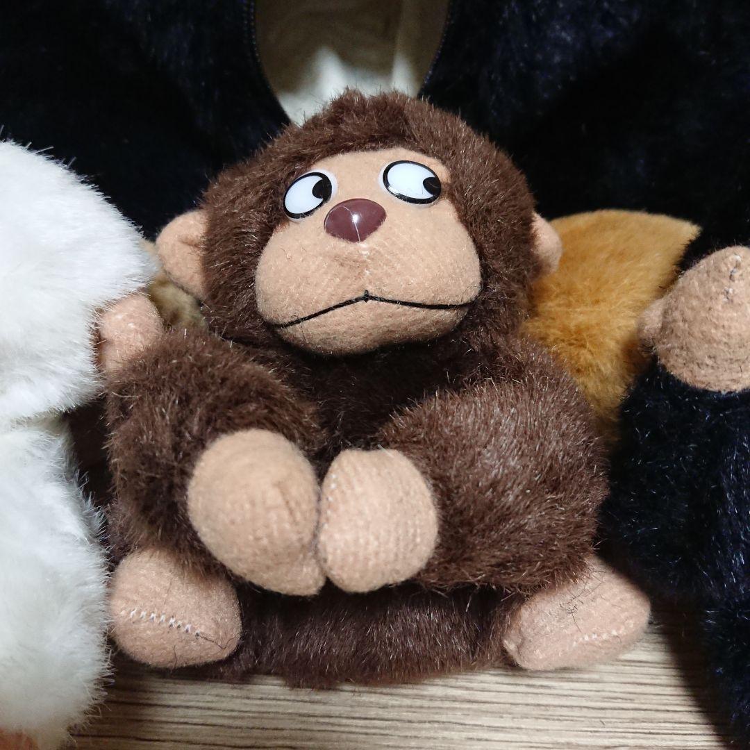 稀少 レトロ ゴリラ 親子ぬいぐるみ チャックの中には子ゴリラ♡ 昭和